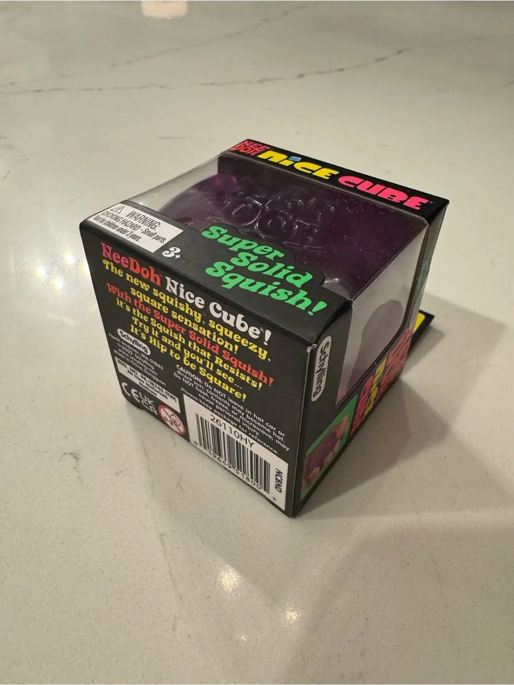 Nee Doh Purple Super Solid Squish Toy